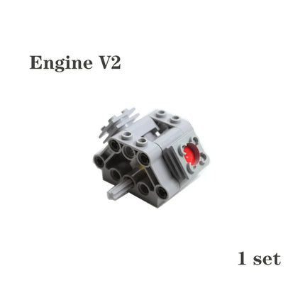 Technical Parts Kit V2 V4 V6 V8 V10 V12 V14 Engine Cylinder Building Blocks Bricks Model for High-tech Cars DIY Educational Toys