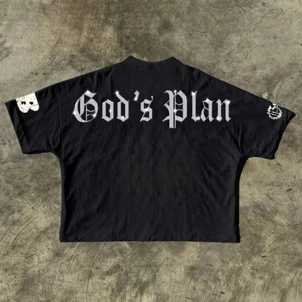 Mental Health Matters Graphics Cropped T-Shirts Men Y2K Short Sleeves Vintage T-Shirt Streetwear Women Tops