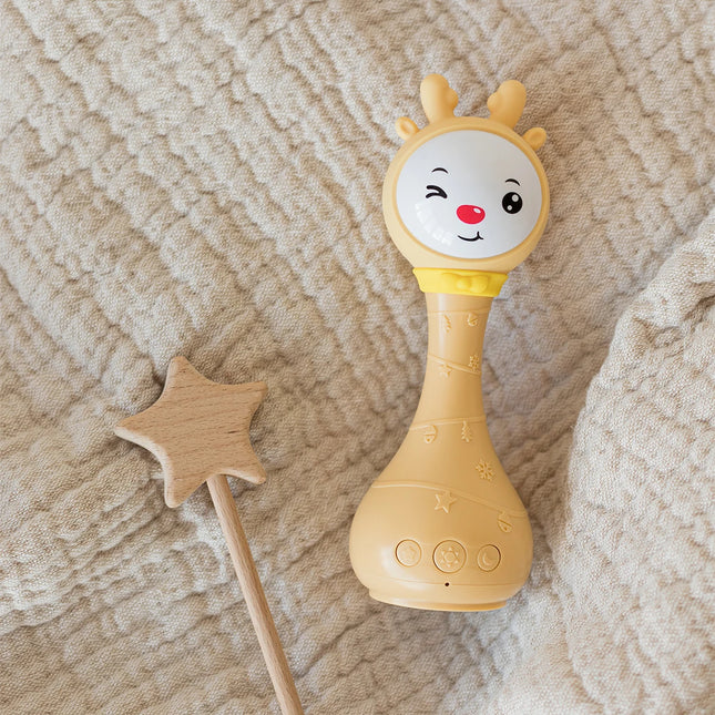 Baby Music Teether Rattle Toy For Child 0-24 Education Mobile Kids Bed Bell Newborn Stroller Crib Infant Pacifier Tear