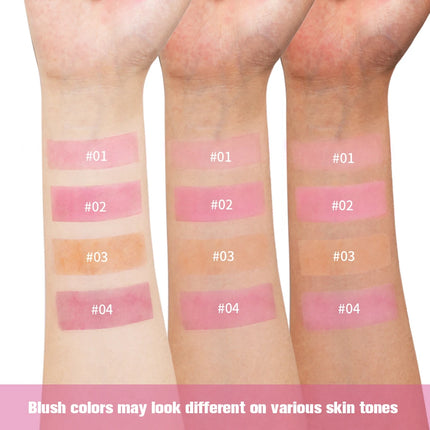 Original Cooling Water Jelly Blush Stick Blush Tinted Cosmetics Tint Stick Watercolor Multi-Use Matte Blush Makeup For Women