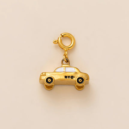 Stainless steel 18K gold-plated pendant jewelry DIY necklace bracelet making twelve zodiac cloud star retro jewelry accessories