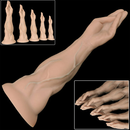 New Realistic Arm Anal Plug XXL Fisting Dildo Super Big Butt Plug Training Anal Dilator Huge Anal Toy For Men Women Masturbator
