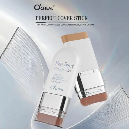 Double-ended Foundation Stick Perfect Cover Stick Thin And Comfortable Concealer Foundation Cream Waterproof Long-lasting Makeup