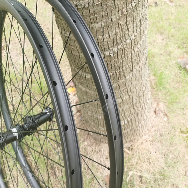 29er MTB Carbon Wheels 40T Ratchet Tubeless Koozer 350 Straight Pillar1423 Pull 6 Bolt UCI Approved Mountain Bicycle Wheelset 29