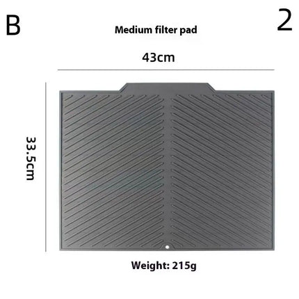 Silicone Drain Pad With Hole Drying Mat Pots Dish Drain Mat For Kitchen Tableware Non-slip Mats Anti-scald Coaster Kitchen