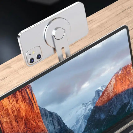 1Pc Magnetic Phone Holder For Laptop Phone Holder Magsafe Laptop Phone Side Cell Phone Stand Mount