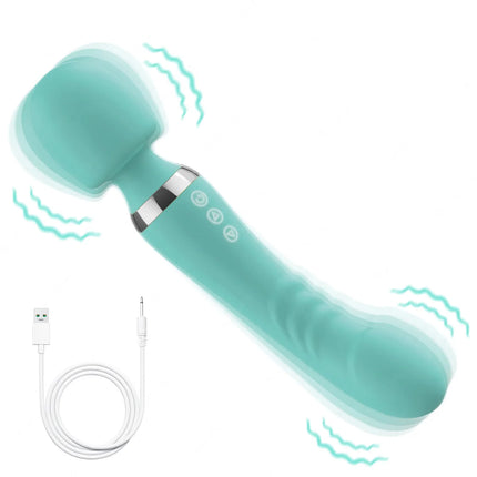 Double head vibration G Spot Vibrator Wand Womens Sex Toys Adult Sex Toys with 10 Vibrations Female Sex Toy Vibrater Dildo