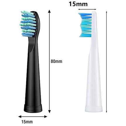 8 Pcs Replacement Brush Heads For Seago/Fairywill Electric Toothbrush Dupont Bristle Brush Refill Efficient Tooth Cleaning