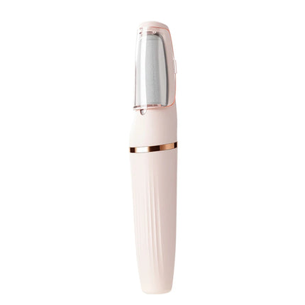Electric foot grinder for quick removal of dead skin and calluses, suitable for two types of grinding heads and two speeds
