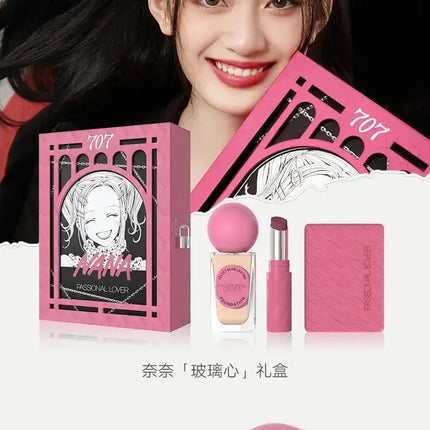 Passional Lover Makeup Cosmetics Set Foundation+eyeshadow+lipstick Long-lasting Moisturizing Waterproof for Women Beauty Makeup