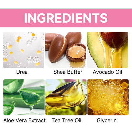 SUYARUN 60% Urea Foot Cream for Cracked Heels & Dry Skin - Intensive Moisturizing Treatment, Callus Remover, Diabetic Foot Care.