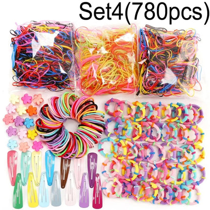 Kids Hair Bands Set / Lot Élastiques Cheveux