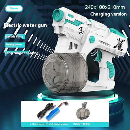 Water Gun Electric Waterguns Automatic Large Capacity Long Range Guns Children's Water Toys Swimming Pool Beach Toy for Children