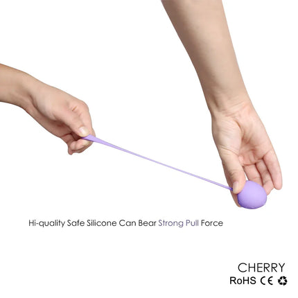 5Pcs Safe Silicone Smart Kegel Ball Cherry Ben Wa Ball Geisha Shrinking Balls Vagina Tighten Exercise Machine Sex Toy for Women