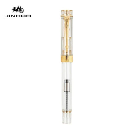 JINHAO 100 Centennial Resin Fountain Pen Arrow Shaped Pen Clip Golden Clip Business Office School Supplies Stationery PK 9019