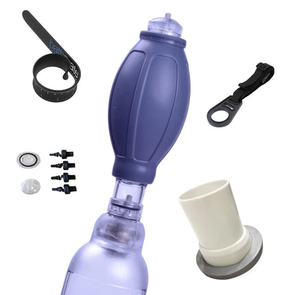 Male Penis Pump Water Vacuum Pump For Men Penis Enlargement Pump Dick Extender Cock Exercises Pump Glans Trainer Adults Sex Toys