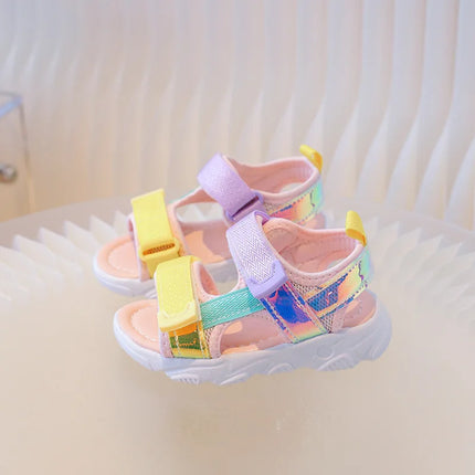 Children's Sandals 2025 New Summer Fashion Soft Bottom Princess Versatile Children's Shoes Little Girls Beach Shoes Girls' Shoes