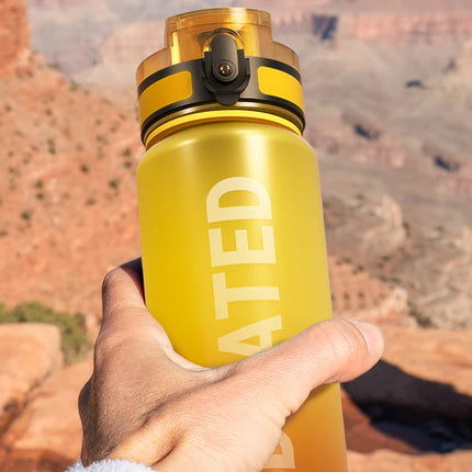 32oz Water Bottle Motivational Sport Water Bottle Leakproof Drinking Bottles Outdoor Sports Travel Kettle Drinking Water Bottle