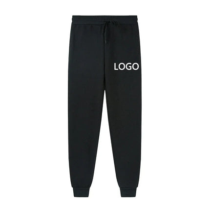 Customized Sports Pants Men's Fashion Personalized Printing Exercise Jogging Trousers Women's Casual Drawstring Pocket Sports Pa