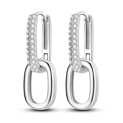 2025 New 925 Sterling Silver Earrings Simple Bow Strawberry Butterfly Hoop Stud Earrings for Wedding Party Women Jewelry Girls