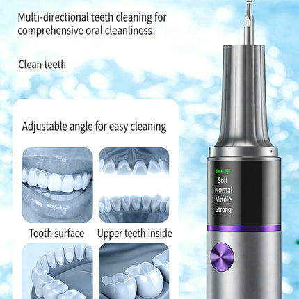 Ultrasonic Teeth Cleaning Kit with Camera  for Effective Stain Removal Surface Cleaning Gum Care Tools for Home