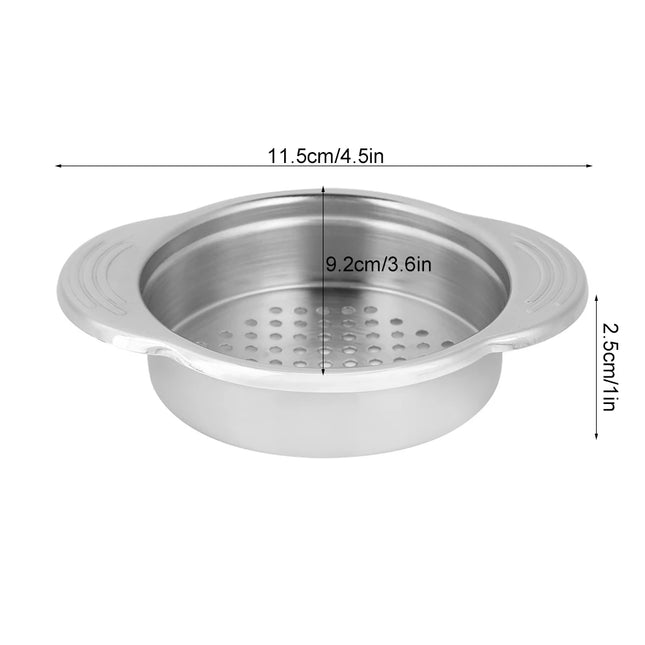 1pcs Universal Can Strainer Stainless Steel Can Colander Vegetable Fruit Can Strainer For Beans Vegetables Fruit Tuna