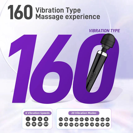 Powerful Dildo Vibrators Sex Toys for Woman AV Magic Wand Vibrating Vaginal Clitoris Stimulator Body Massager Adult Sex Product