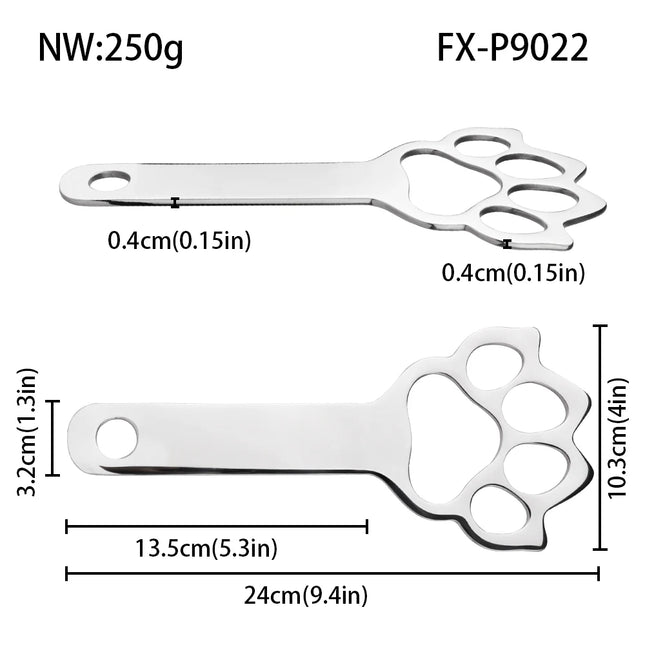 SHAZ SP Hand Clap Leather/Stainless Steel Cat Paw Spanking Adult Couple Play Bdsm Toys Punishment Training Whip Spank Beat Toys