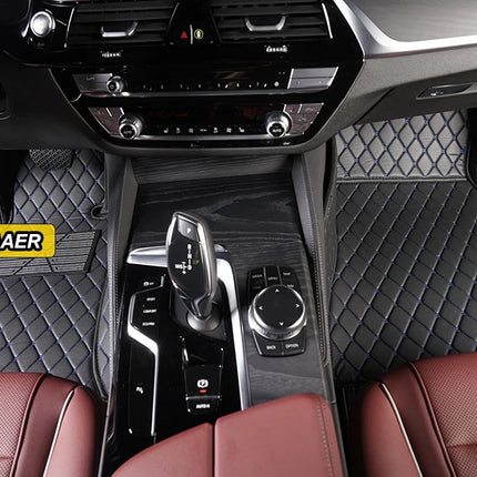 Custom Car Floor Mats For VW Polo Polo-Plus Polo-GTI Auto Carpets Foot Coche Accessorie