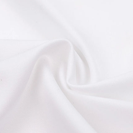 5XL Modal Polyester Fiber White Shirt Men's Long-Sleeved Casual Business Shirt Plus Size Big and Tall Easy Care