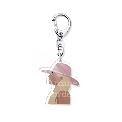 Lady Gaga Abracadabra Sexy Actress Acrylic Icon Keychain Cool Bag Charm Pendant Fan Key Chain Souvenir Creative Friend Kingring