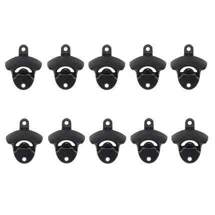 5pcs/10pcs Bottle Opener Wall Mounted Rustic Beer Opener Set Vintage with Mounting Screws for Kitchen Cafe Bars