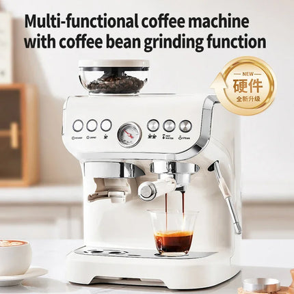Multifunctional coffee grinder，Visual pressure gauge，Italian fully-automatic or semi-automatic coffee machine