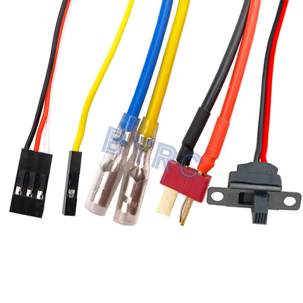1PC Dual Way Bidirectional Brushed Electric Speed Controller 40A x 2 Mixed Control ESC 6-15V for RC Tank/Speed Difference Boat