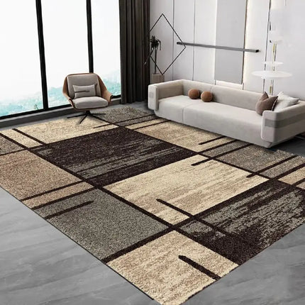 VIKAMA Nordic Minimalist Living Room Carpet, Easy-To-Clean Sofa and Coffee Table Pad, Bedroom Full Carpeting, Home Decoration