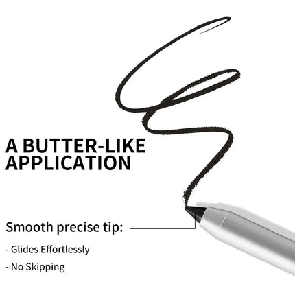 Lakerain Longwear Eyeliner 24h Long-lasting Wear Waterproof Smudge-proof Smooth Precise Application Smokey Eyeliner 12 Color