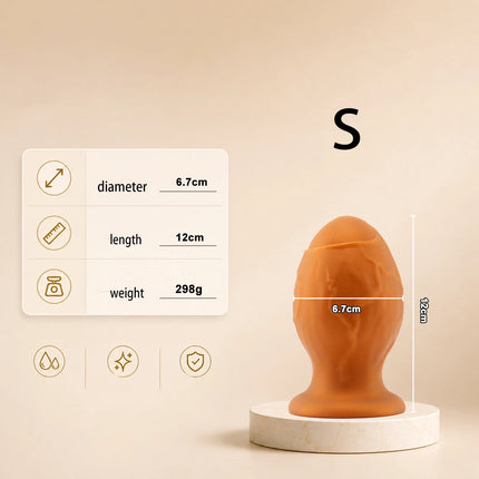 S/XXL Buttplug Silicone Super Big Anal Dildo Balls Fisting Huge Butt Plug Anal Dilator Training Masturbation Sex Toy Men Women