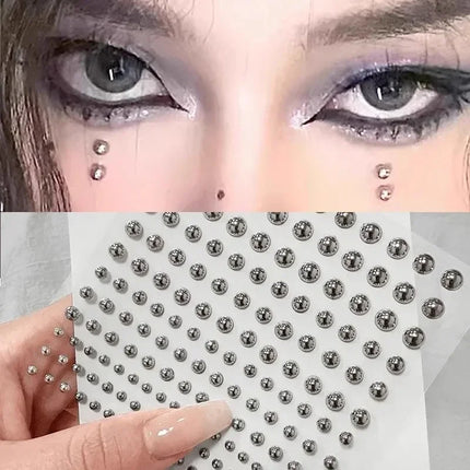 Self Adhesive Fake Lip Eyebrow Stickers Non Piercing Nose Ring Stickers Belly Button Nails  Reusable Body Earring Studs Stickers