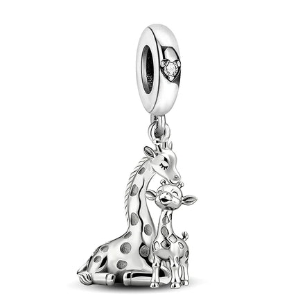 925 Sterling Silver Animal Series Little Lion Butterfly Spot Dog Charms Beads Fit Original Pan Bracelet High Quality DIY Jewelry