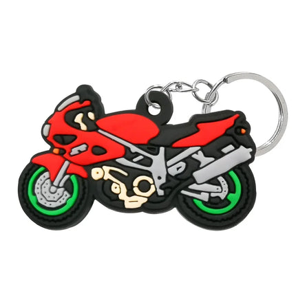 1PCS Cool Motorcycle Keychain Hot Sale Motorbike Keyring for Men Boys Car Key Accessories Glove Helmet Friends Key Holder Gifts