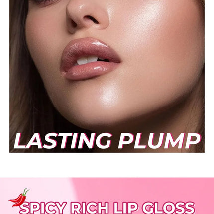 Chili Lip Plumper Oil Serum Instant Long Lasting Volumising Essence Oil Repair Lip Fine Lines Increases Elasticity Sexy Lip Balm