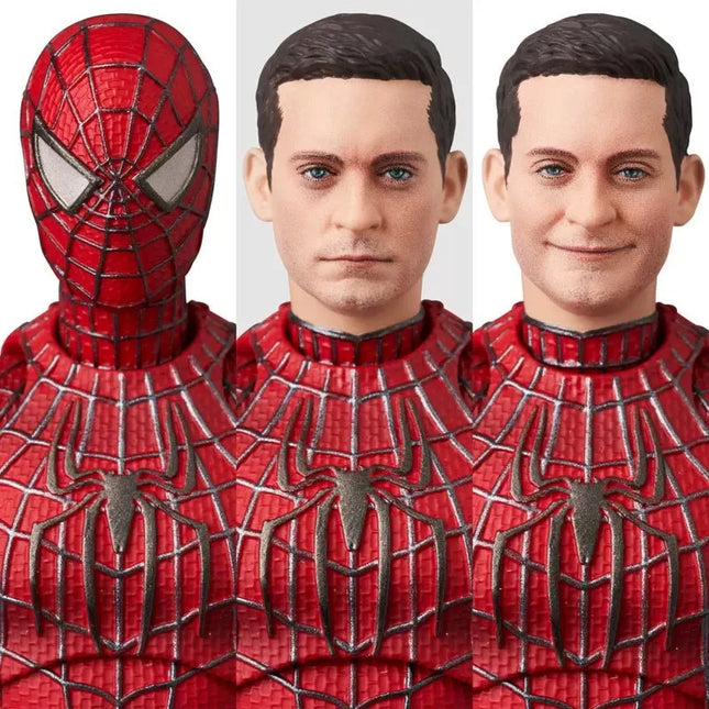New Mafex 241 Tobey Maguire Spider Man No Way Home Friendly Neighborhood Anime Action Figure KO Model Collection Toys Gifts