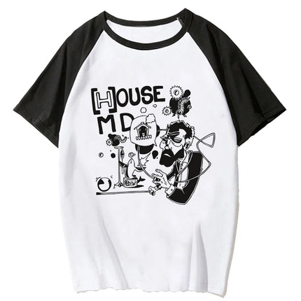House Md t shirt women harajuku Y2K top female comic clothing