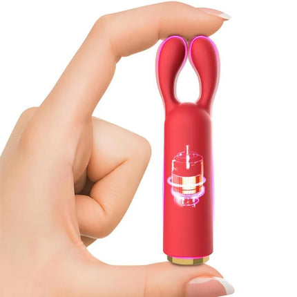 Female Clitoral Vibrator G-spot Nipple Rabbit Ear Dildo Stimulator 10 Vibration Modes Massager Adult Couple Female Flirting Use