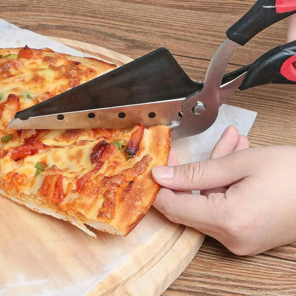 Professional Pizza Scissors Detachable Sharp Stainless Steel Blade Pizza Cutter Scissors Easy Cutting Pizza Spatula Slicer Tools
