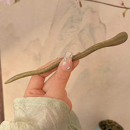 Vintage Wood Hair Sticks for Women 집게핀 Hair Accessories Chinese Style Hairwear Hairpins Jewelry Украшения Для Волос 비녀
