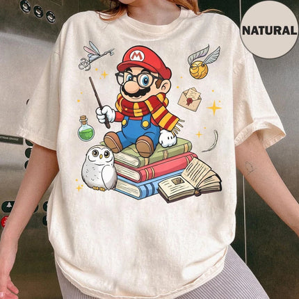 Super Mario Shirt Epic Universe Universal Studio T-shirt 2026 Summer New Men Woman Fashion Overszied Street Y2K Cotton T-shirts