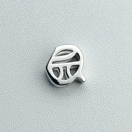 Unique Real 925 Sterling Silver Old English Letter A-Z Initial Charm Pendant For Women Girls Men Spiriti Jewelry Gift For Friend