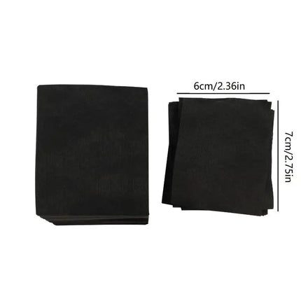 Bamboo Charcoal Wet Compress Cotton Pads 200PCS Disposable Black Makeup Remover Pads Facial Skin Wipe Cleaning Cotton Pads
