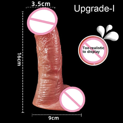 24 Styles Male Penis Cover Realistic Dildo Cock Pump Phallus Extender Enlargement Dick Growing Ejaculate Orgasm Sex Toys For Men